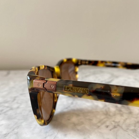Lanvin Tortoise Shell Sunglasses - Picture 5 of 8